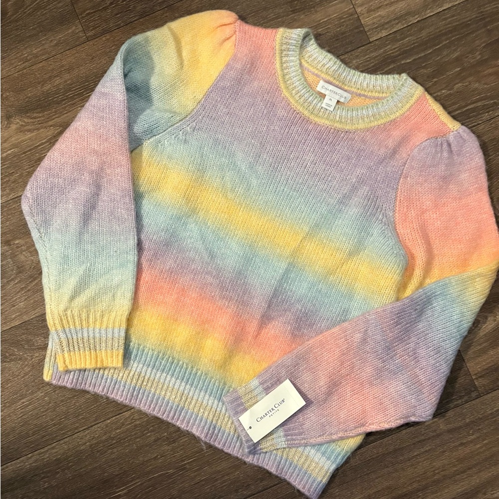 Colorful Sweater Womens PL NWT